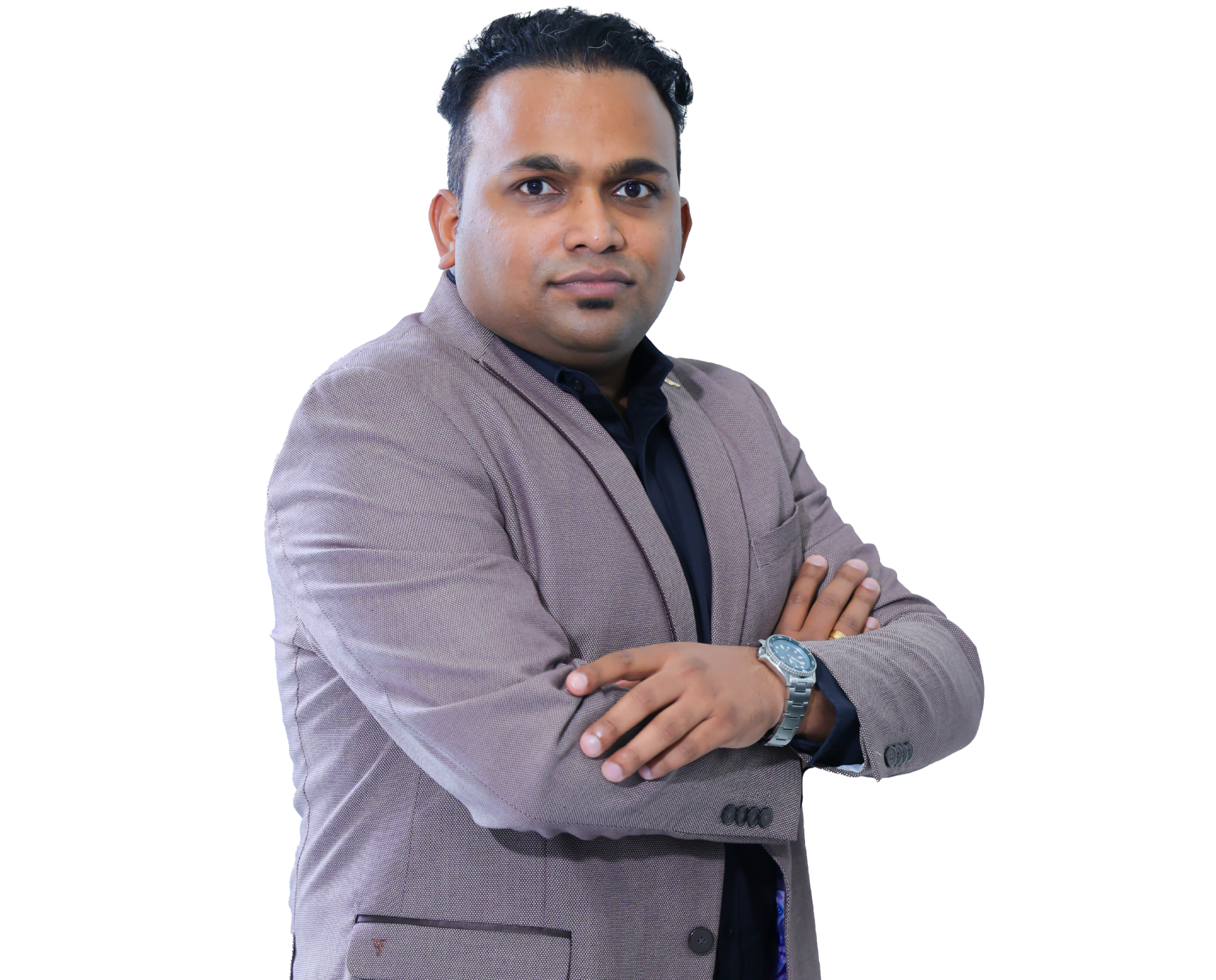 image of leader with grayish background